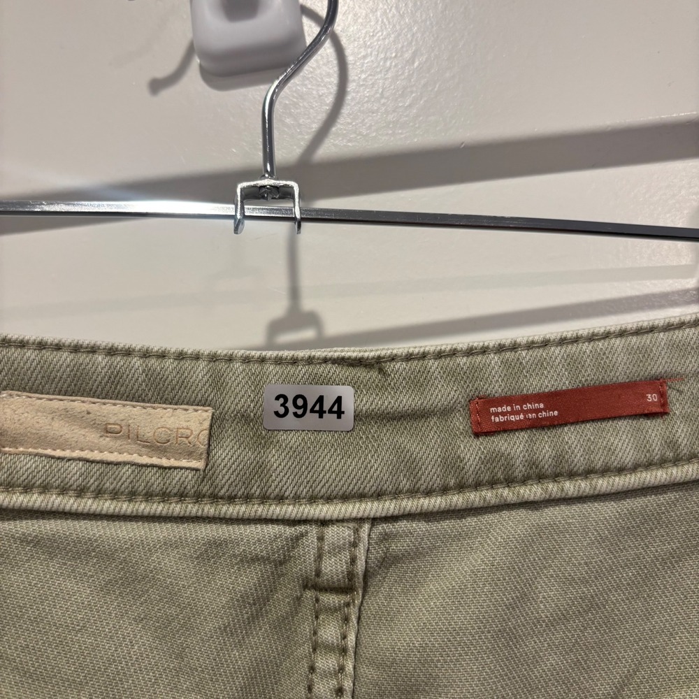 Pilcro and the Letterpress The Breaker Jeans Sage Green Wide Leg 30 - Picture 2 of 8